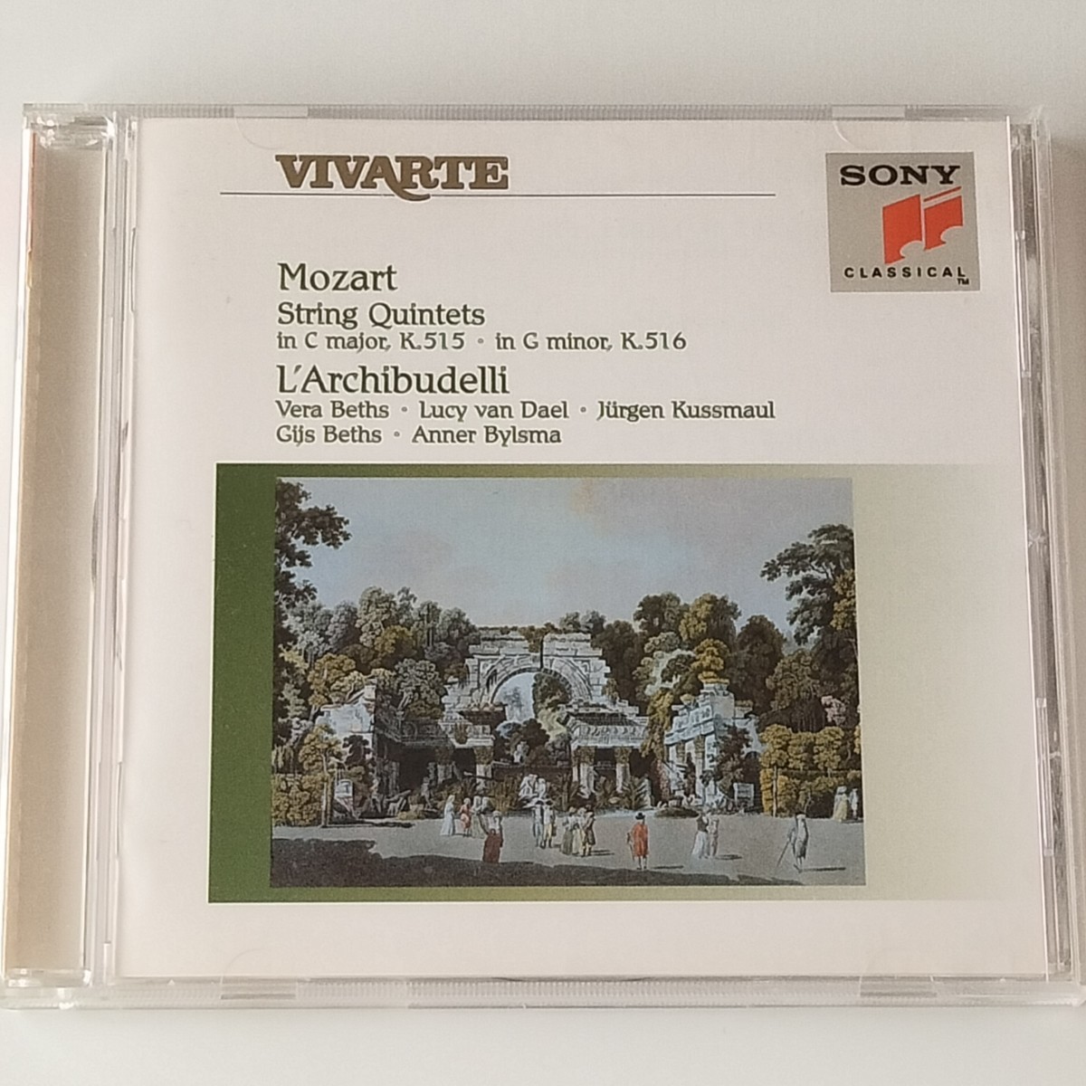 【国内盤CD】ラルキブデッリ/モーツァルト：弦楽五重奏曲第3・4番(SRCR-9808)ビルスマ/ファン・ダール/VIVARTE/1994年録音_画像1