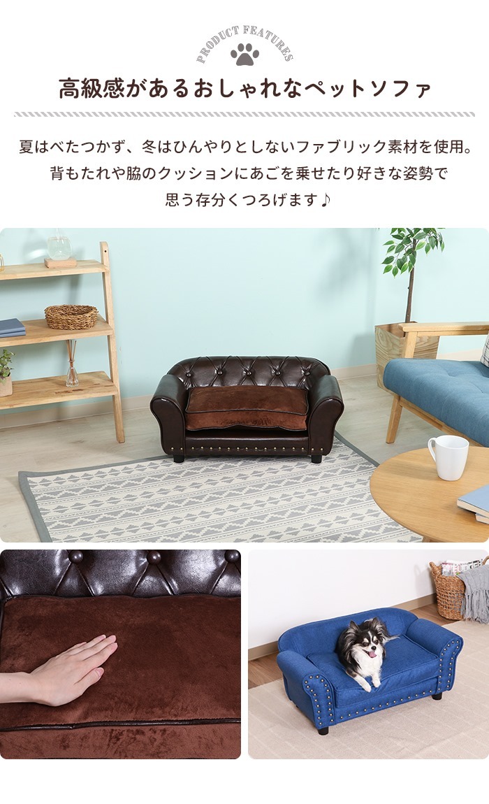  домашнее животное диван домашнее животное bed подушка интерьер собака кошка маленький размер для всесезонный модный симпатичный living голубой M5-MGKFGB00557BL