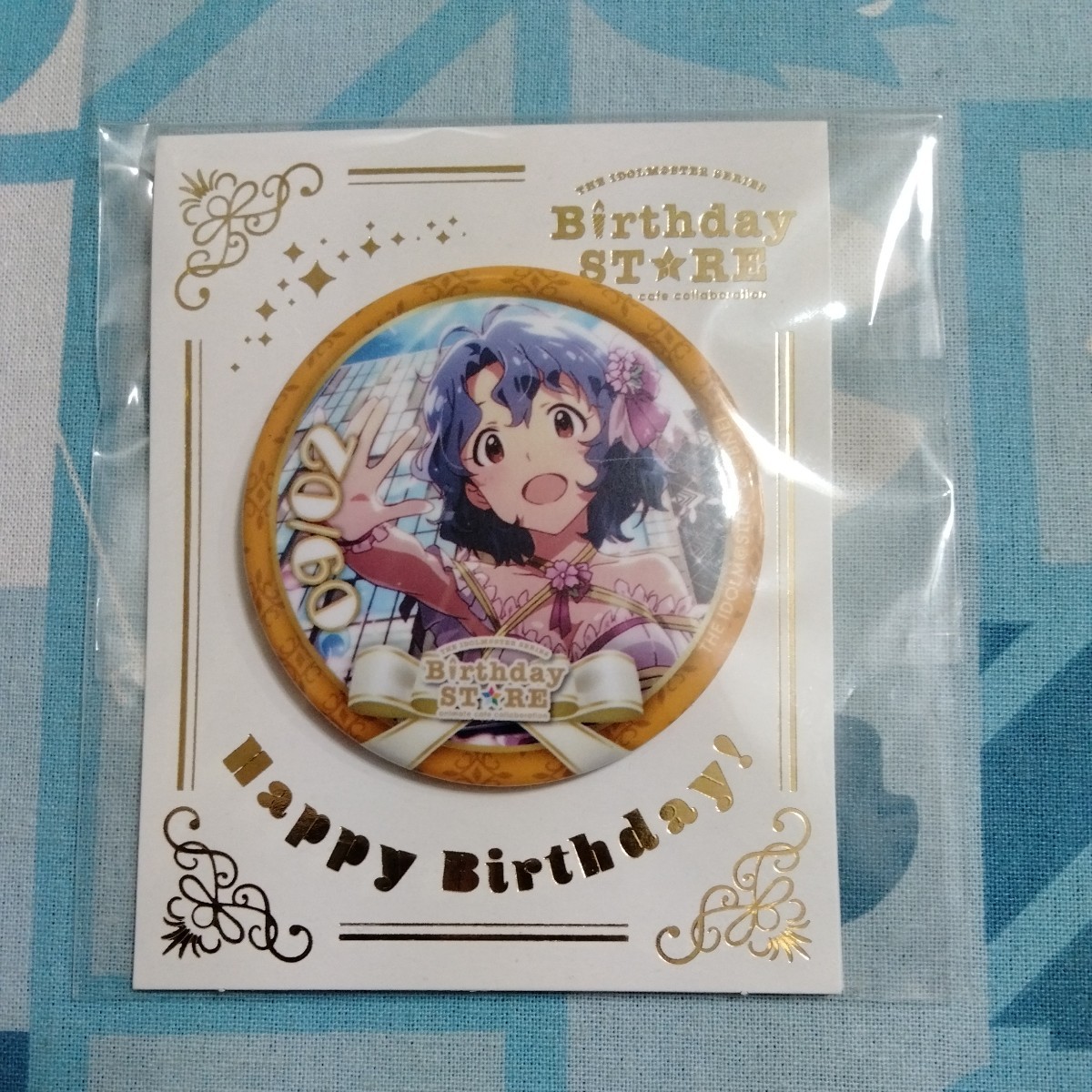 アイドルマスター アイマス SERIES Birthday STORE September Birthd＠y缶バッジ September ver. グループ 1 豊川風花 未開封新品_画像1