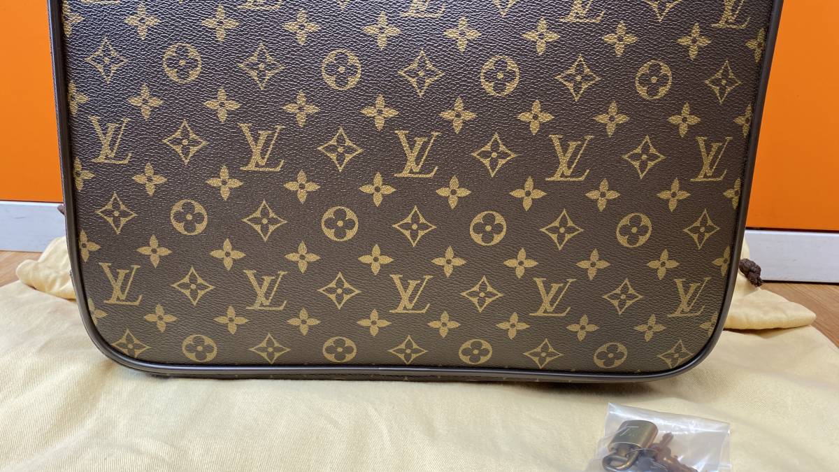 【使用感薄い美品】Louis Vuitton ルイヴィトン モノグラム ペガスビジネス55 M23297 トラベル キャリーバッグ 旅行鞄 2輪 保存袋有り_画像5