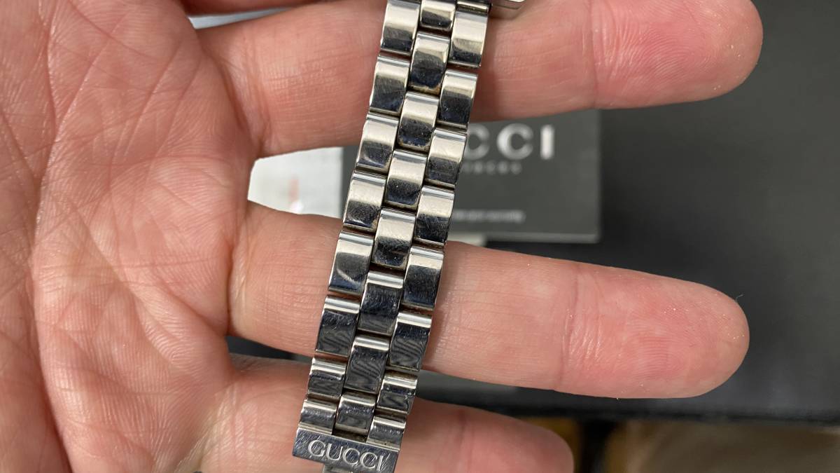 【グッチ/美品】Gucci 3600L 腕時計 レディース 稼働 電池交換済 コマあり_画像4