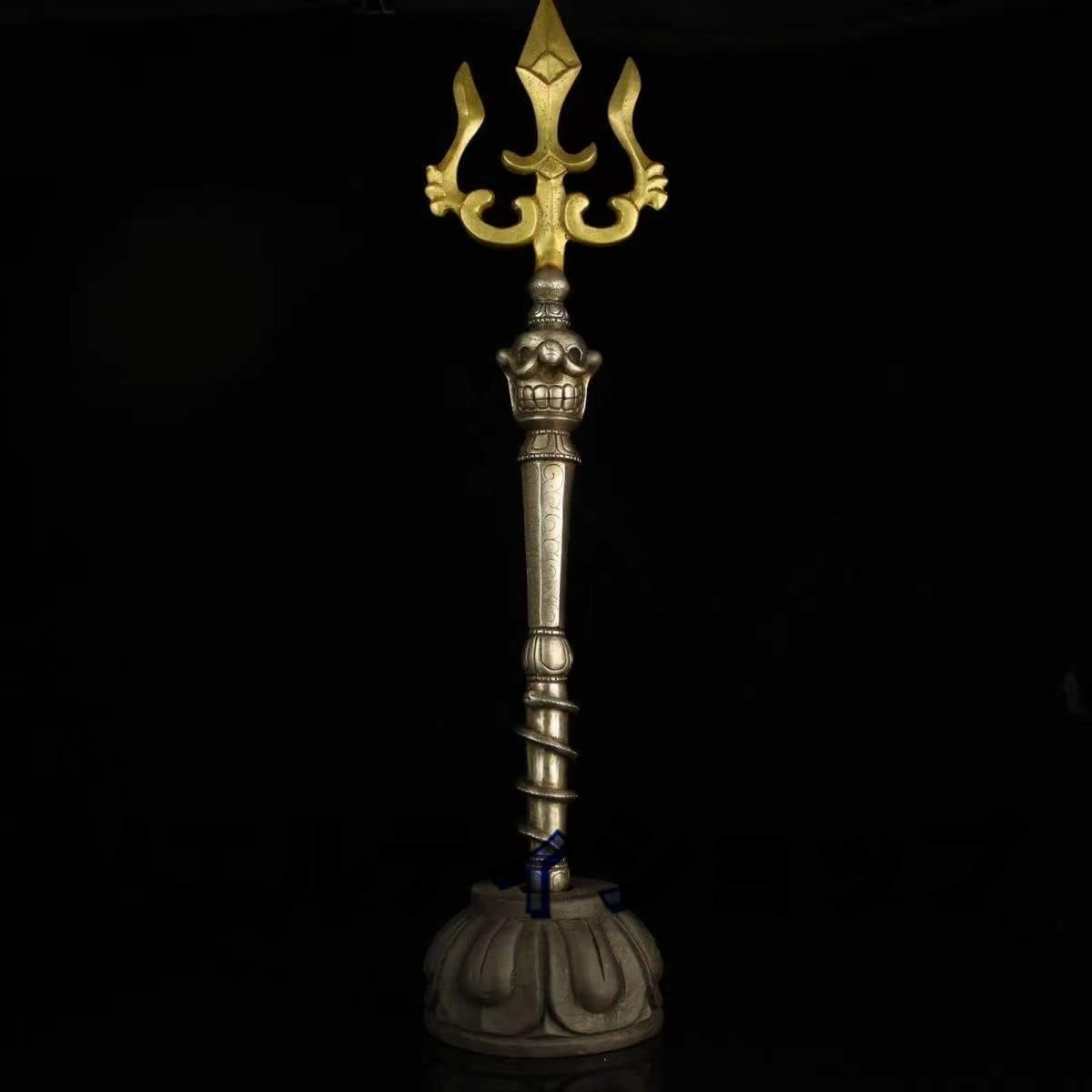密教法具錫杖禅杖法杖(高さ約51cm)◇密教で使われる仏具・密教法 密教法具錫杖禅杖法杖(高さ約51cm)◇密教で使われる仏具・密教法