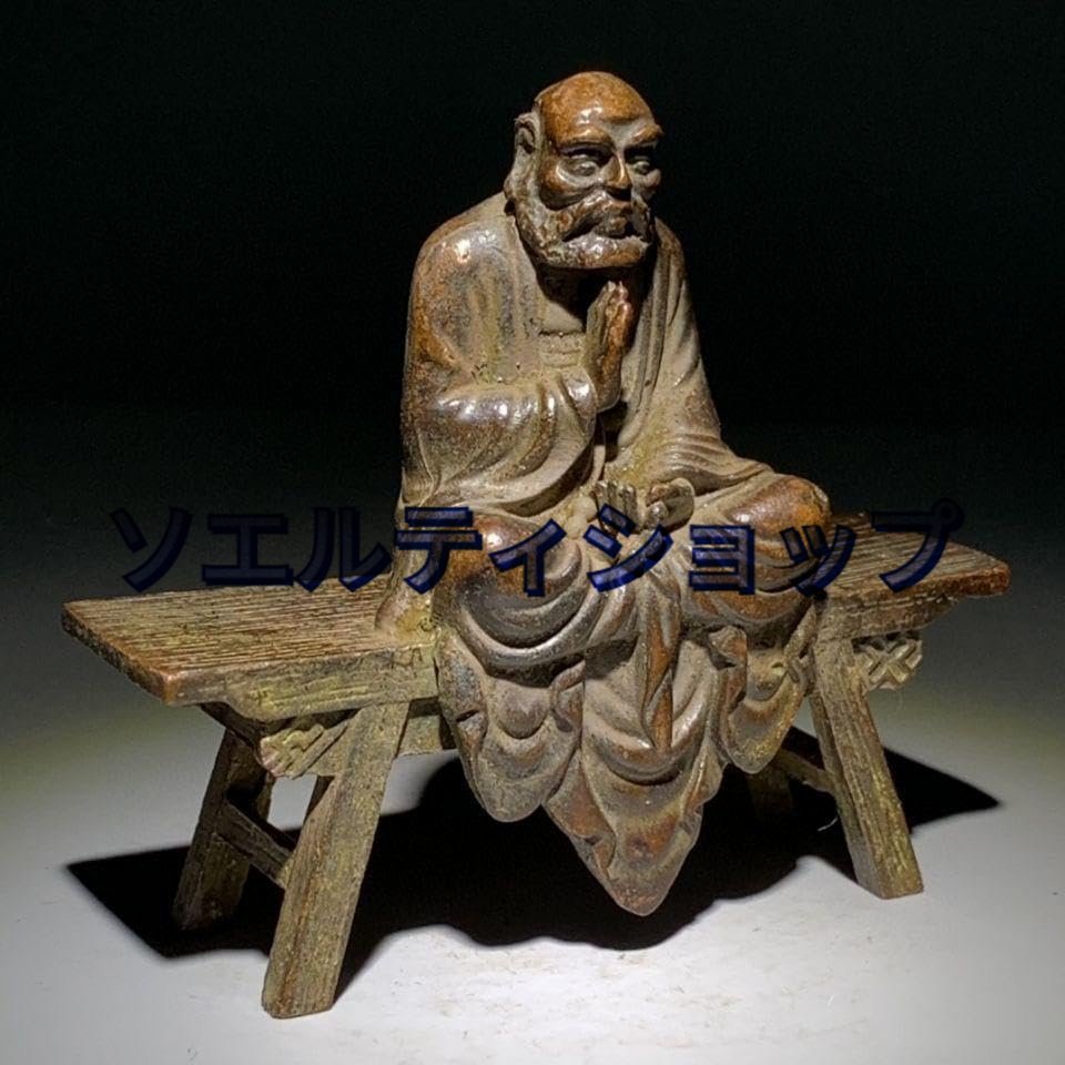 銅製 達磨祖師仏像 装飾品 工芸品 美術品 置物_画像2