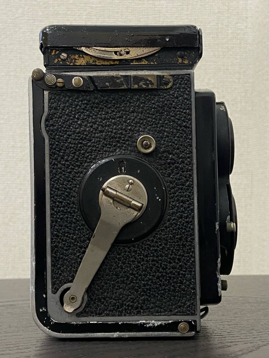 【ジャンク】Rolleiflex ローライフレックス 二眼カメラ / Heidoscop-Anastigmat f=7.5cm 1:3.1 / Carl Zeiss Jena Tessar f=7.5cm 1:3.5_画像3