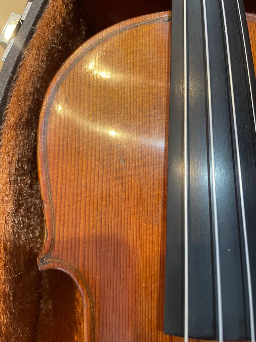 バイオリン　ノーラベ3/4サイズ　高音質オールドバイオリン！！音質重視の方、オールドバイオリンを格安でお探しの方、非常にお得です！！_画像4