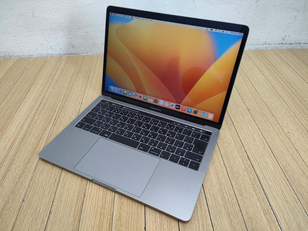 ★Apple MacBook Pro 13-inch 2017 i5@3.1G/8G/256G/Retina/MacOS13/放電122回_画像1