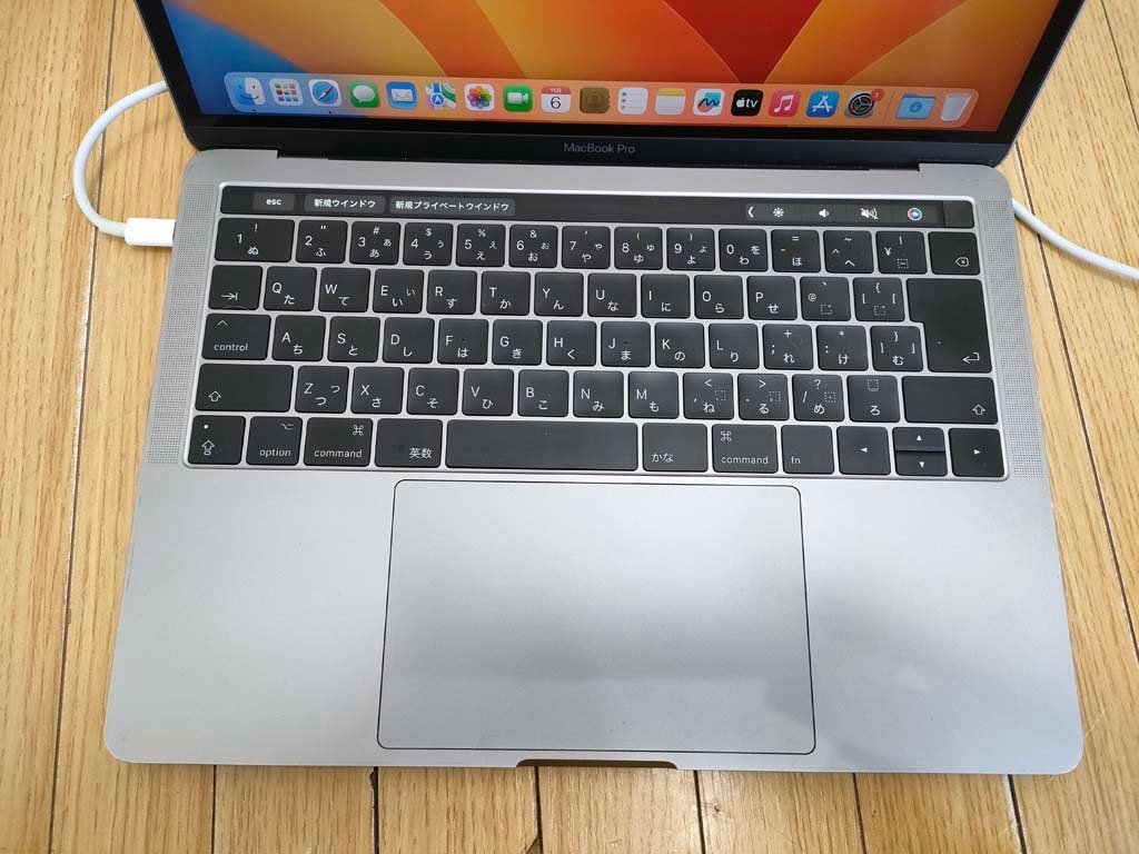 ★Apple MacBook Pro 13-inch 2017 i5@3.1G/8G/256G/Retina/MacOS13/放電122回_画像6