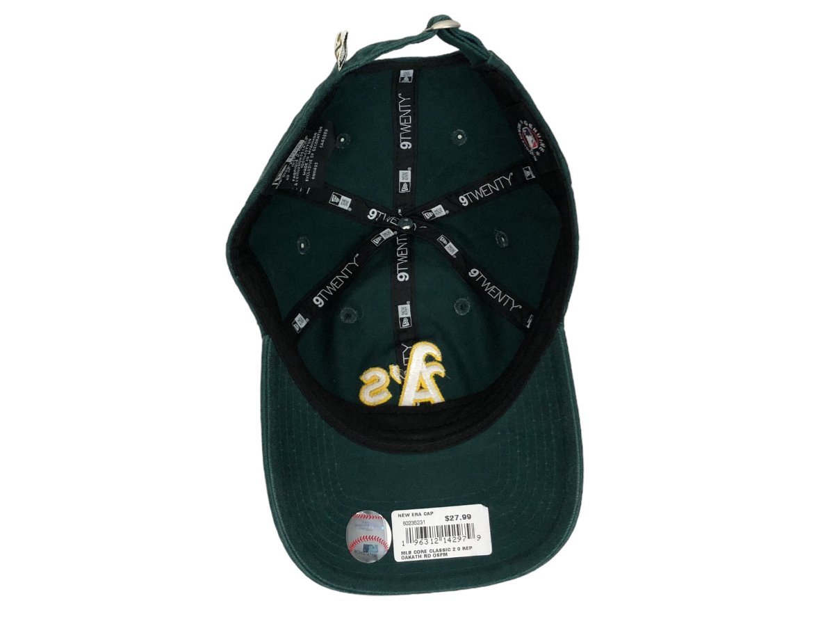 NEWERA (ニューエラ) 9TWENTY CORE CLASSIC OAKLAND ATHLETICS アスレチックス キャップ ダークグリーン ウィメンズ/078_画像5