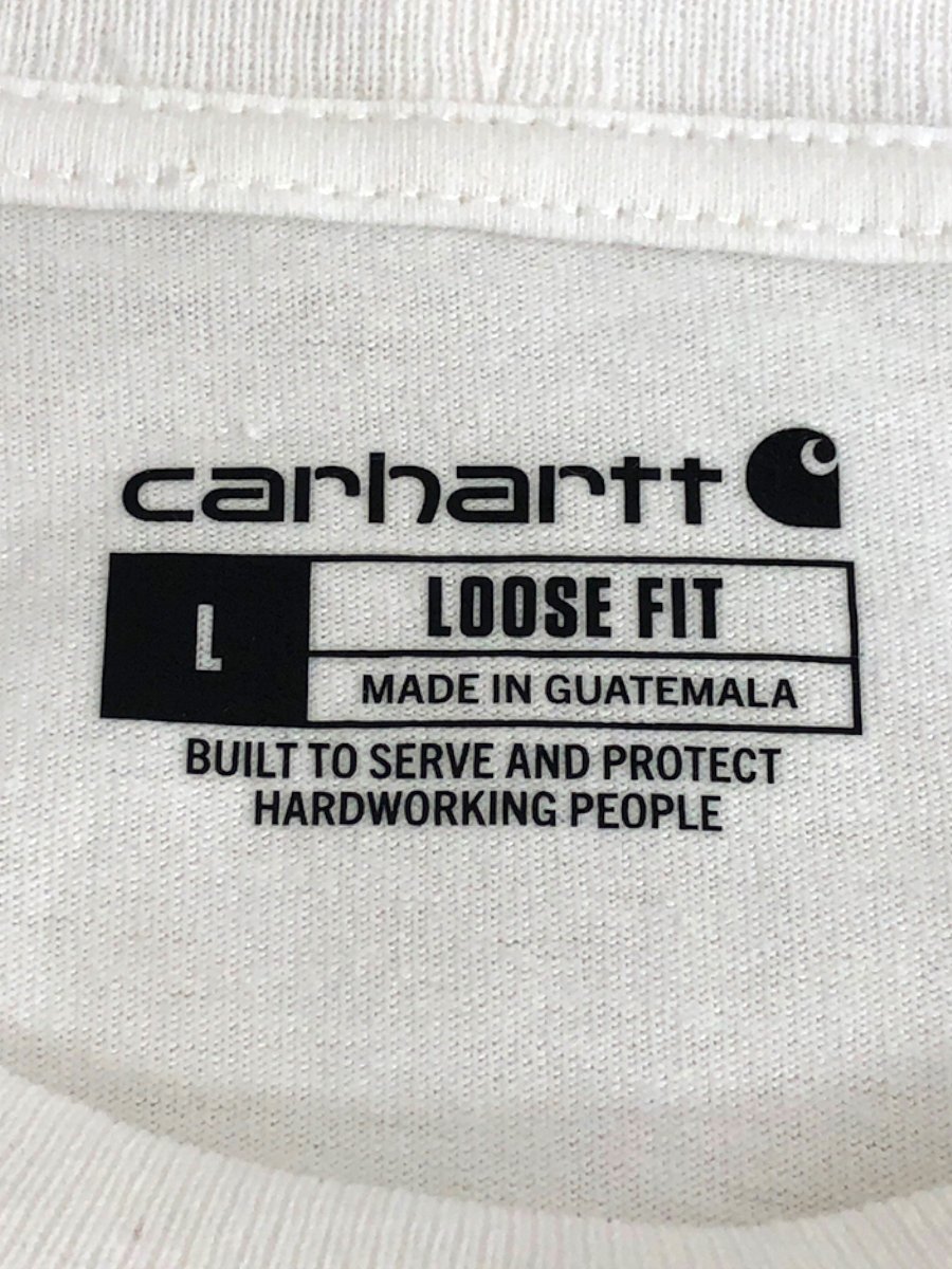 Carhartt (カーハート) Workwear LS Pocket T-Shirt ロンT 長袖Tシャツ K126 白 ホワイト L メンズ/004_画像3