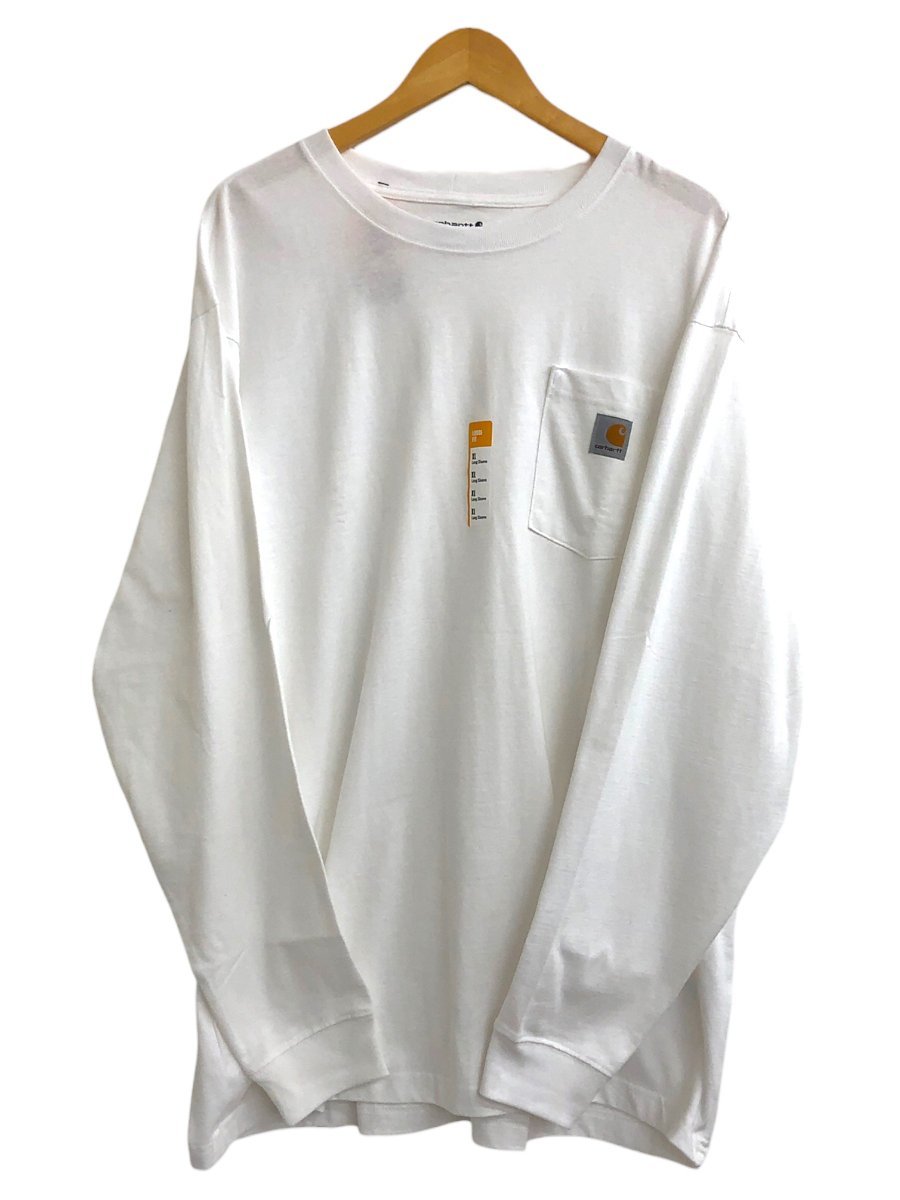 Carhartt (カーハート) Workwear LS Pocket T-Shirt ロンT 長袖Tシャツ K126 白 ホワイト XL メンズ/004_画像1