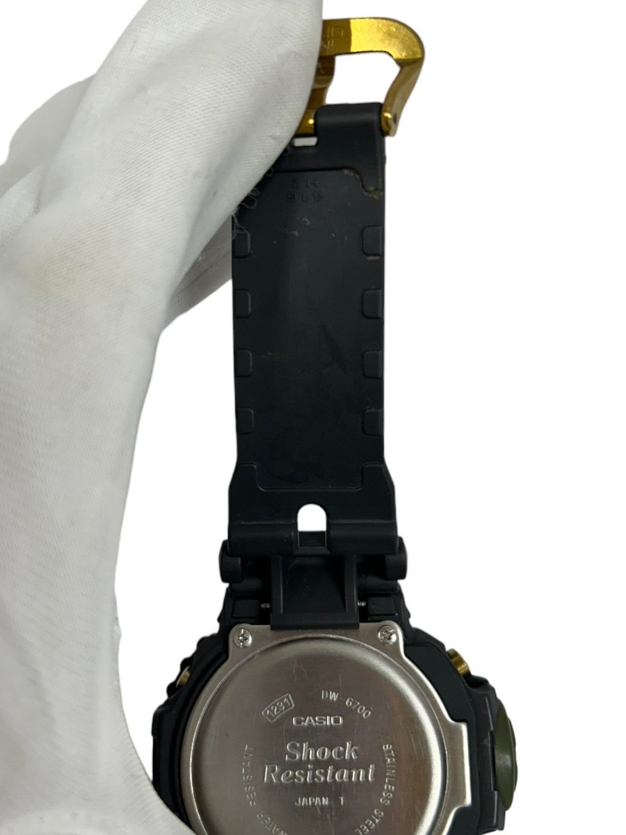 CASIO (カシオ) G-SHOCK Gショック DW-6700 腕時計 デジタル スカイフォース ツインセンサー ダークグレー カーキ グリーン メンズ/027_画像7