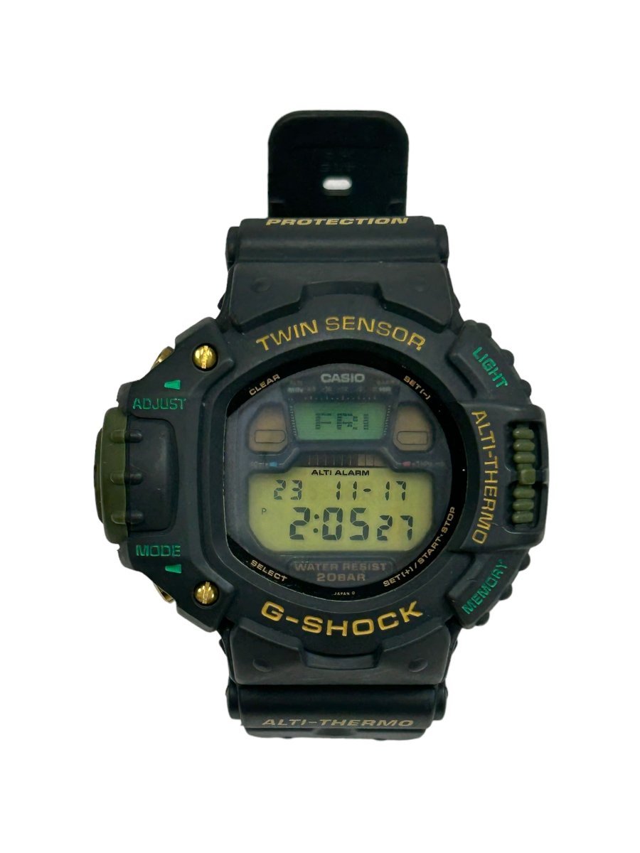 CASIO (カシオ) G-SHOCK Gショック DW-6700 腕時計 デジタル スカイフォース ツインセンサー ダークグレー カーキ グリーン メンズ/027_画像1