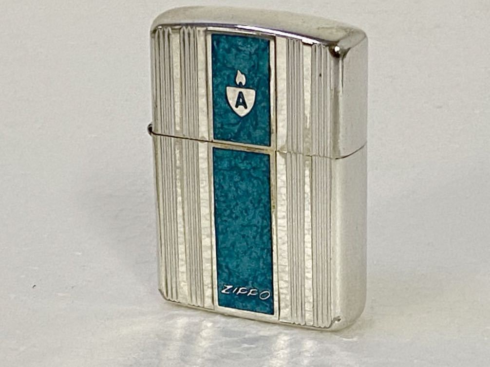 サ5442M★ZIPPO　ジッポーライター　アーマー　深彫りダイヤカット　マーブルエポキシ研ぎ出し加工　2004年製★_画像2