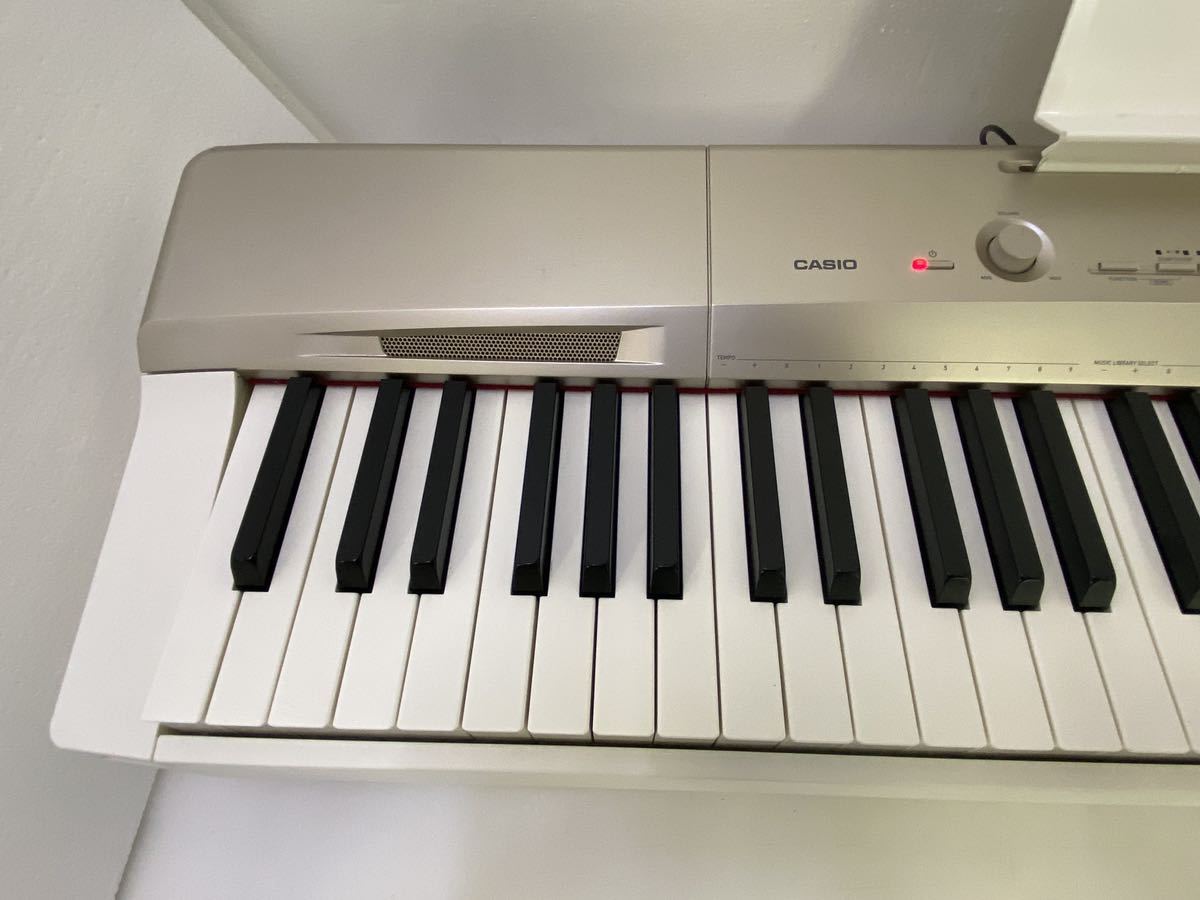 サ5058M☆CASIO カシオ 電子ピアノ Privia PX-160GD 88鍵盤 フット