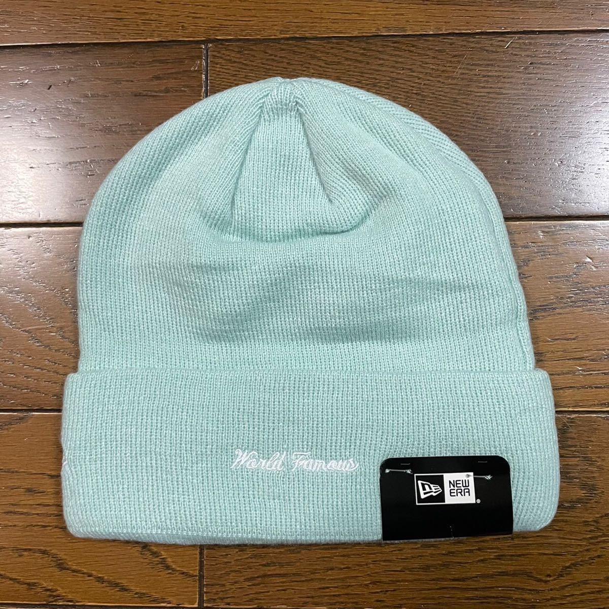 激レア 新品未使用 supreme BOX LOGO BEANIE ICE BLUE ビーニー ニット帽 NIKE 17 aw fw 23 ミッチェル ネスS Mitchell & Ness stussy KITH_画像3