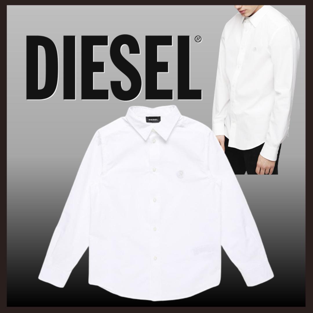 ○★新品 未使用 DIESEL ビルシャツ 綿100％ コットンポプリンシャツ○●_画像1