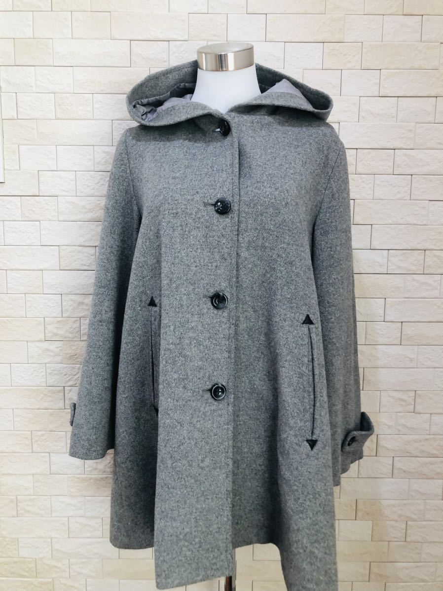  Beams laitsu lady's coat outer size 38 free shipping prompt decision 