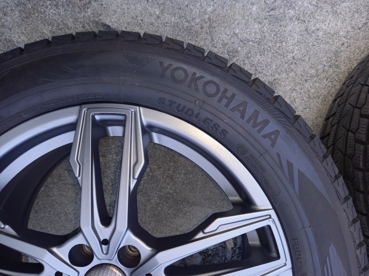 スタッドレス　深溝　バリ山　YOKOHAMA　アイスガード　G075　ユーロテック　235/60R18 PCD108 5H　レンジローバー　イヴォーク　_画像3