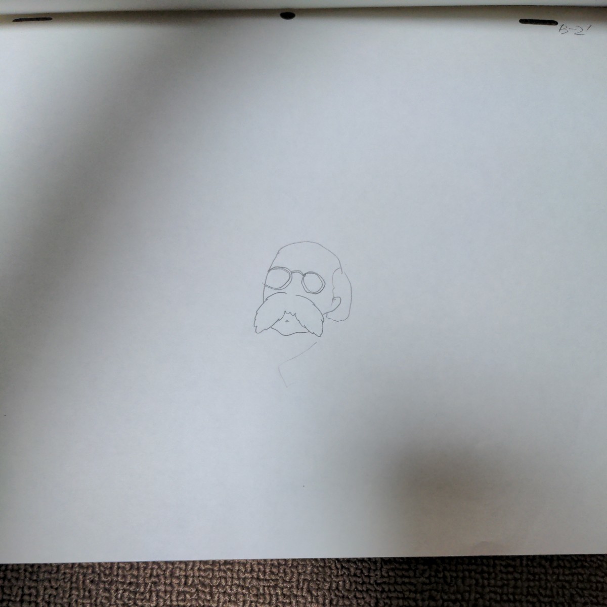 Dr. slump Arale-chan cell picture autograph background animation work . record attaching 