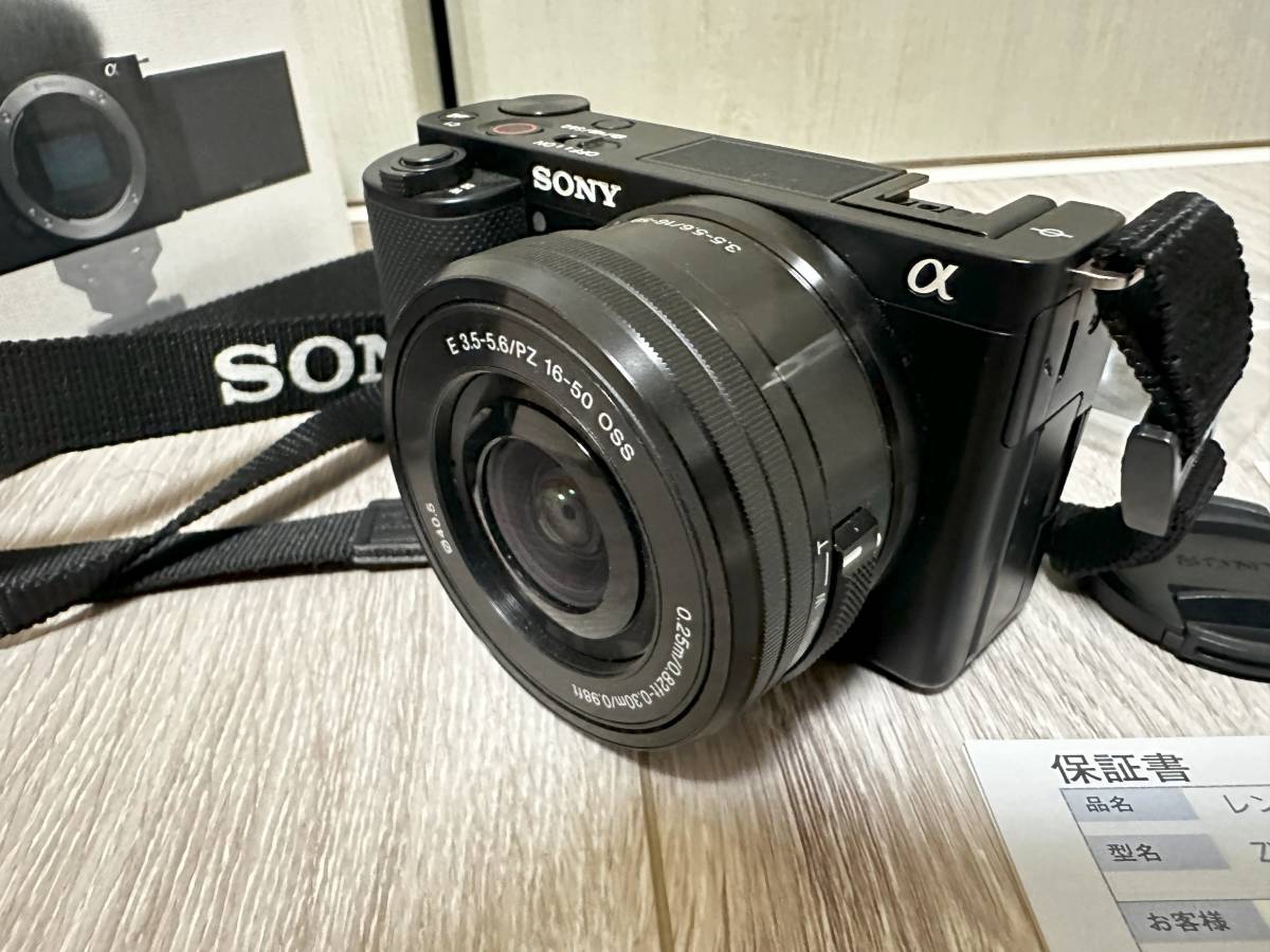 VLOGCAM ZV-E10 パワーズームレンズキット ブラック 中古美品 使用少ない（SONY α ）_画像3