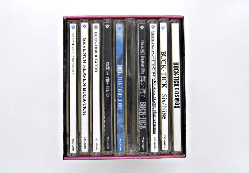BUCK-TICK REMASTER WORKS 初回盤10枚 CD BOX付 taboo 殺シノ調べ 悪の