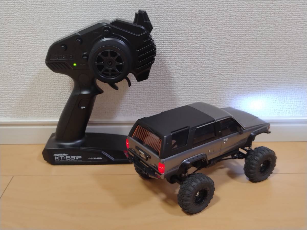 中古 京商 ミニッツ 4×4 トヨタ 4ランナー ダークグレーメタリック_画像2