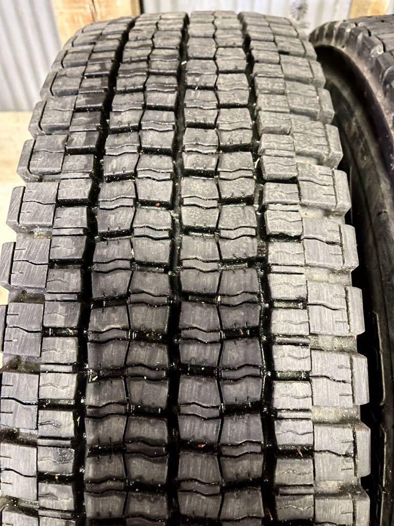 225/80R17.5 123/122L スタッドレス 6本 15・20年製 ダンロップ DECTES SP001 溝約11.9mm〜 4t車_画像2