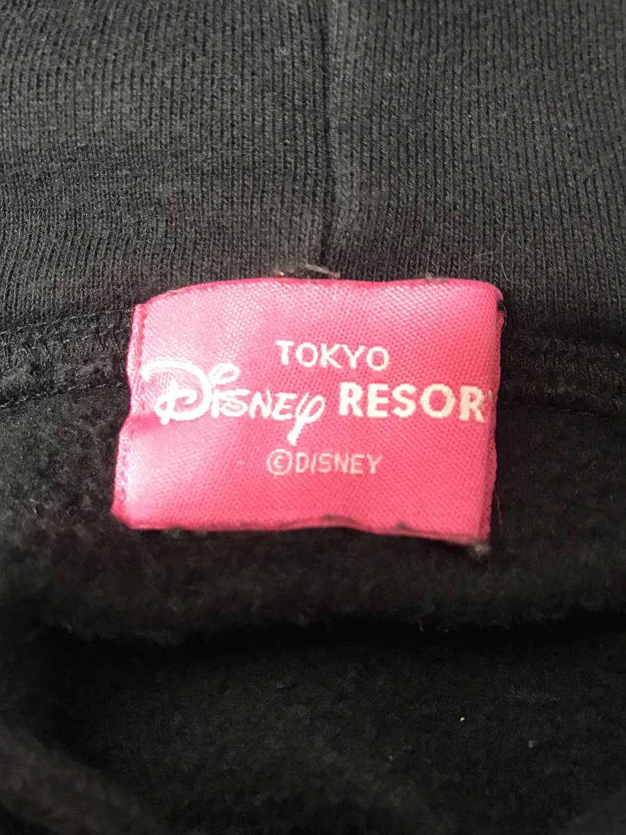 TOKYO Disney RESORT 東京 ディズニーリゾート トップス フード付き スウェットパーカー レディース Mサイズ ブラック ミニー［WT-0808]_画像5