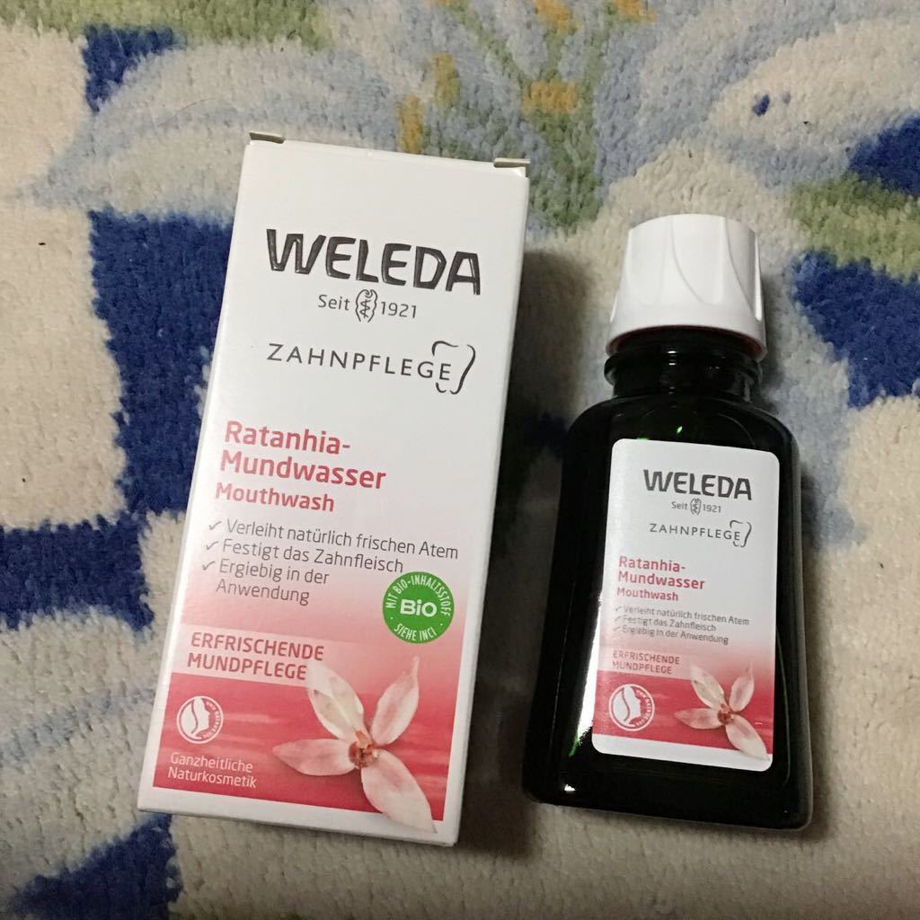 WELEDA♪ヴェレダ♪マウスウォッシュ50ml♪新パッケージ♪洗浄濃縮液♪ハーブの力_画像1