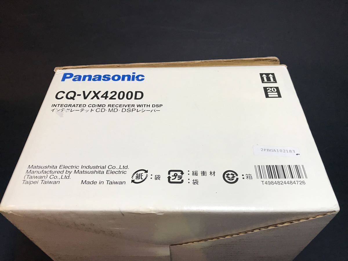 新品　Panasonic パナソニック　CQ-VX4200D MD/CD DSP/EQ／スペアナ/AUX/MDLP_画像2