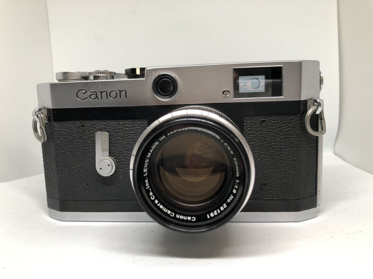 Canon キャノン P 50mm 1:1.8 レンジファインダー フィルムカメラ レンズセット_画像2