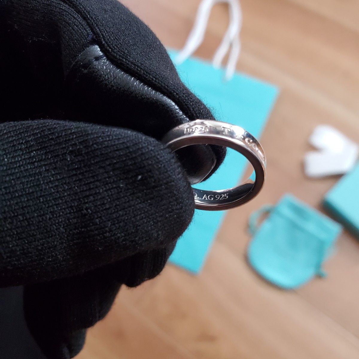 美品】TIFFANY&Co ティファニー リング 指輪 AG925 アクセサリー 美品】TIFFANY&Co ティファニー リング 指輪 AG925 アクセサリー