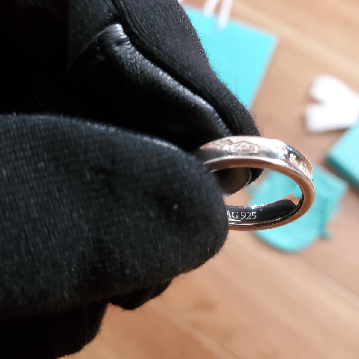 美品】TIFFANY&Co ティファニー リング 指輪 AG925 アクセサリー 美品】TIFFANY&Co ティファニー リング 指輪 AG925 アクセサリー