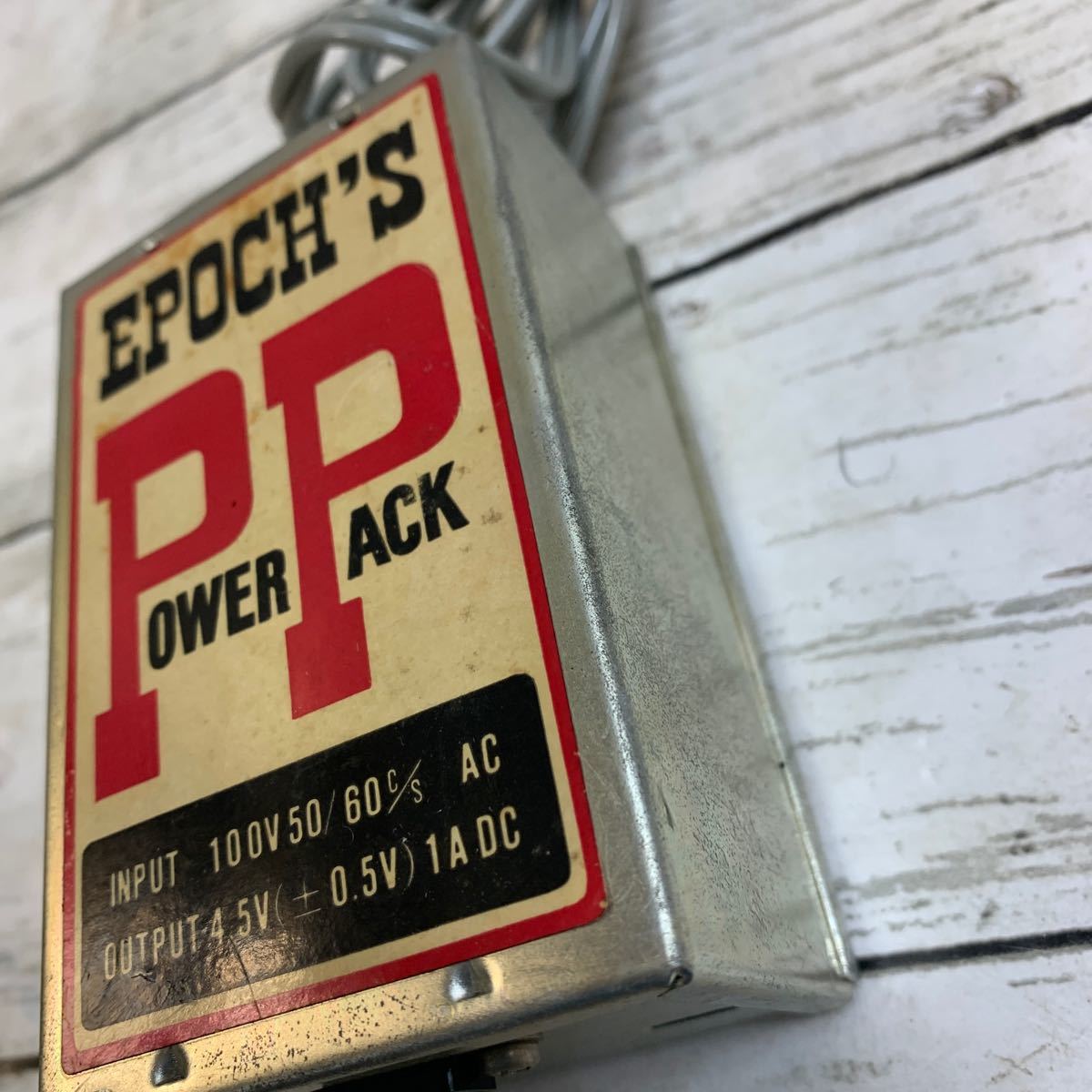 【長期保管品】エポック社 宇宙船ゲーム パワーパック EPOCH‘S POWER PACK ACアダプター 昭和レトロ アンティーク_画像4