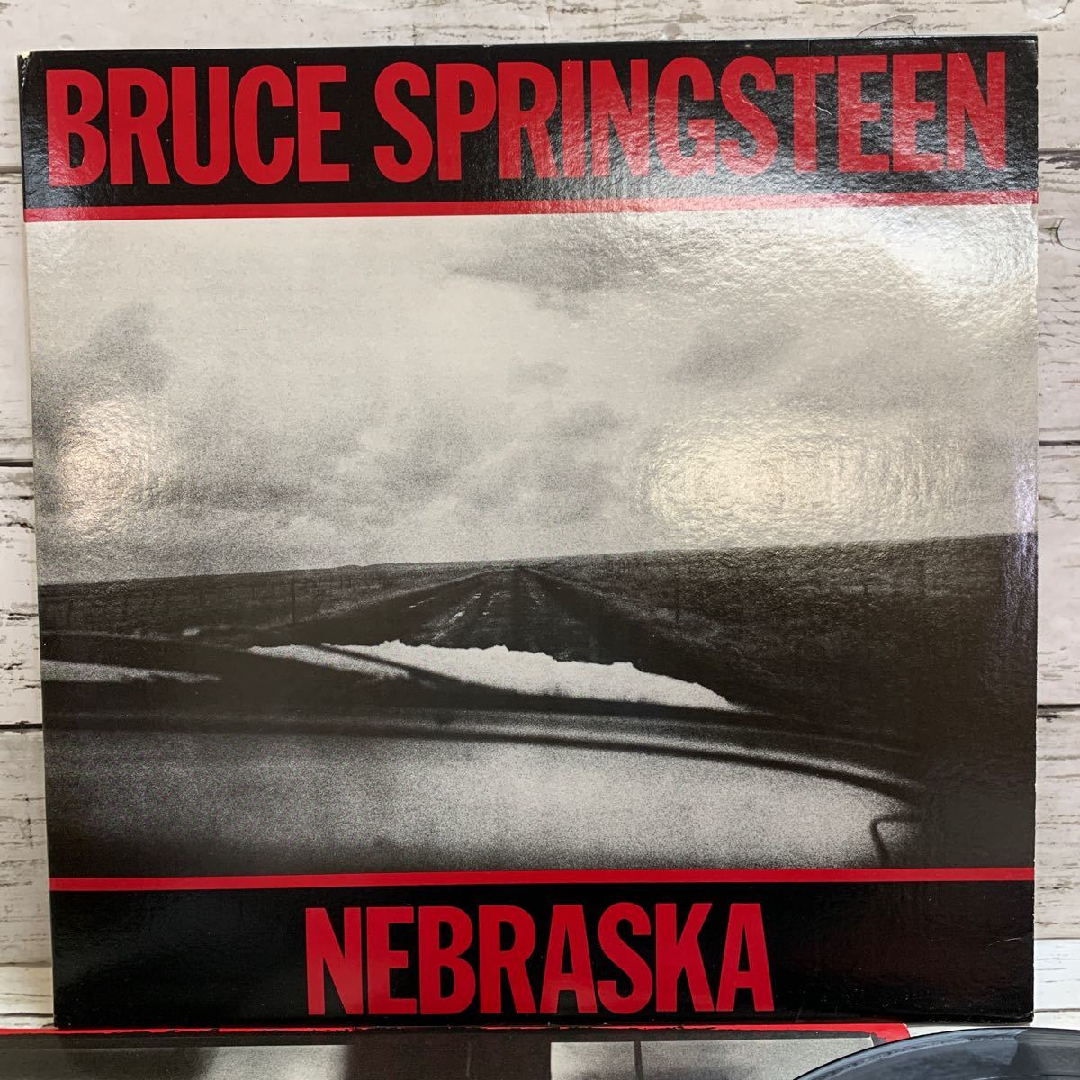 【中古品】BRUCE SPRINGSTEEN NEBRASKA LPレコード USA輸入再発盤 TC 38358 ブルース・スプリングティーン 洋楽ロック_画像2