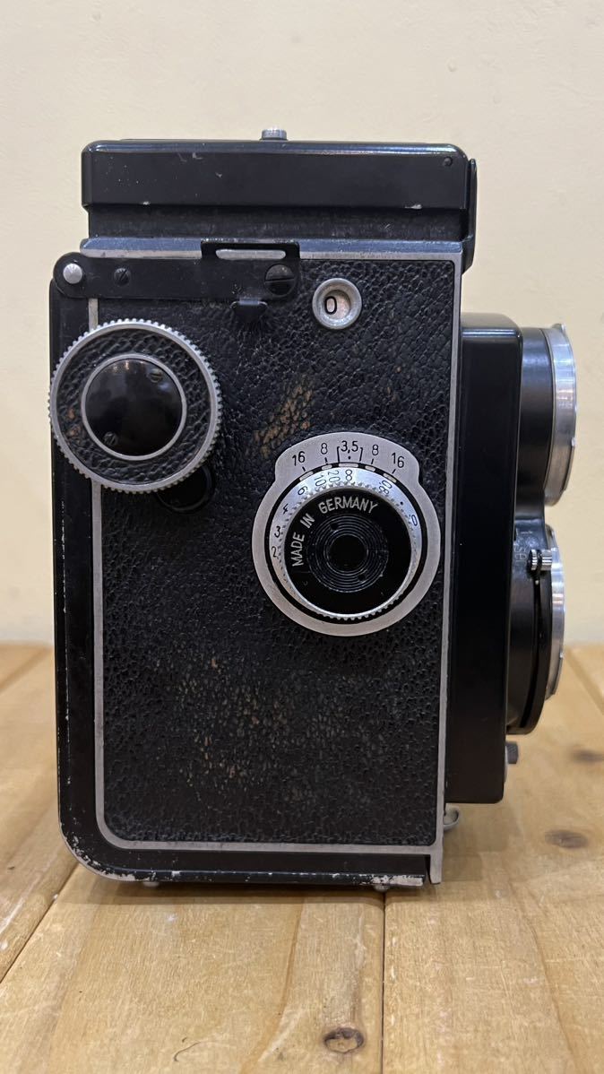 ◆ Rolleicord ローライ 二眼レフカメラ 1:3.5 f=7.5㎝ フィルムカメラ 昭和レトロ 動作未確認 保管品◆_画像3