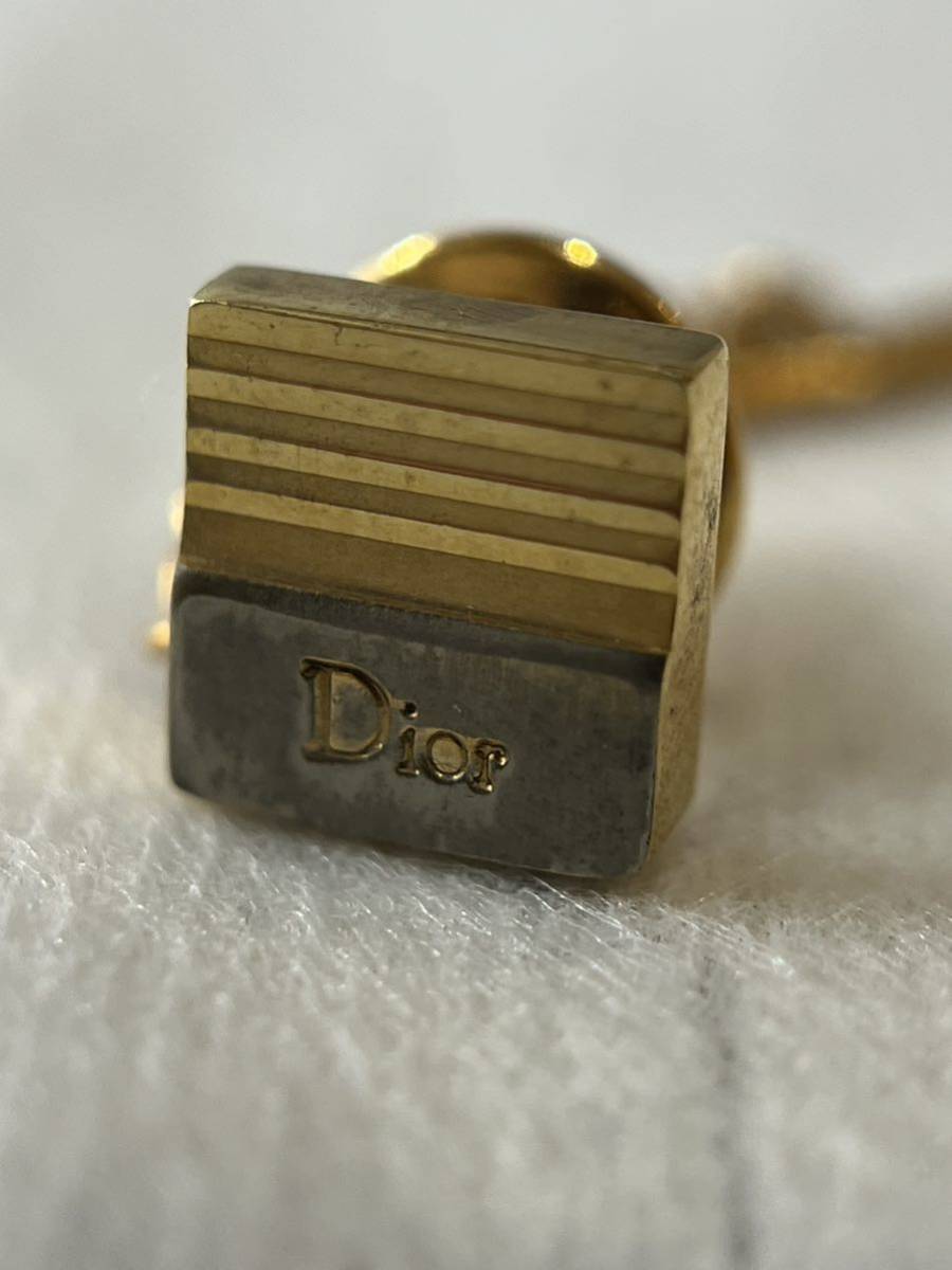 *[Christian Dior Christian Dior ] tiepin tie tack pin case attaching *