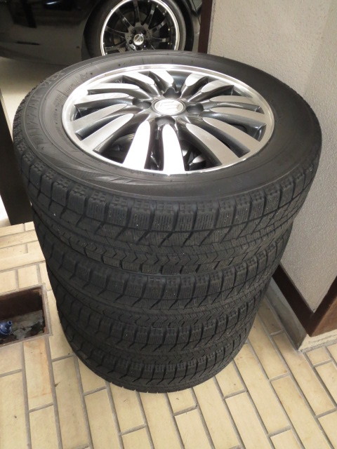 送料無料 スズキ ソリオ 純正 14x4.5J +45 4穴 PCD100 アルミホイール 4本セット BRIDGESTONE VRX 2017年 165/65R14 タイヤ付 デリカD2等_スズキ ソリオ 純正