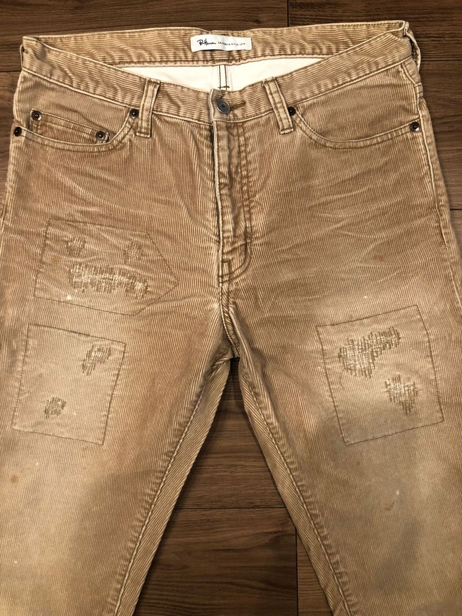 RonHerman ロンハーマン R H ダメージ加工 コーデュロイパンツ S RonHerman ロンハーマン R H ダメージ加工 コーデュロイパンツ S
