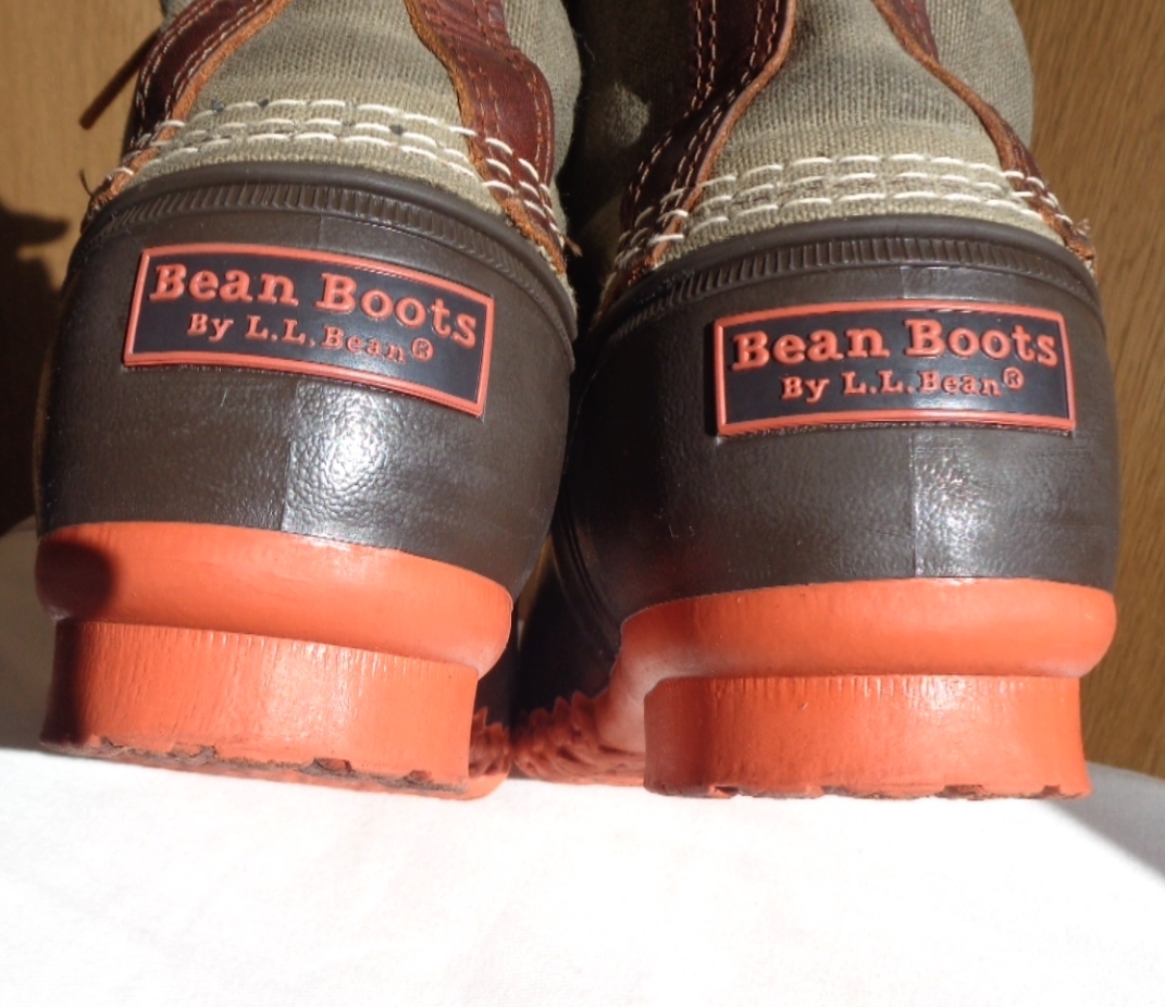 L.L.Bean Bean Boots Waxed Canvas (品番516067) エルエルビーンブーツ US9 27cm アメリカ製Todd Snyderコラボ類似 ワックスオイルド加工_画像5