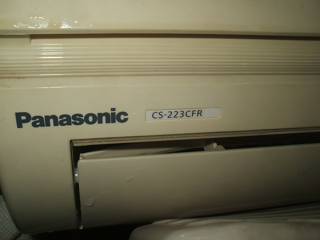 CS-223CFR 動作品 リモコン付き 非喫煙者部屋にて使用 年式経過品の為格安 念のためジャンク希望としますの画像2