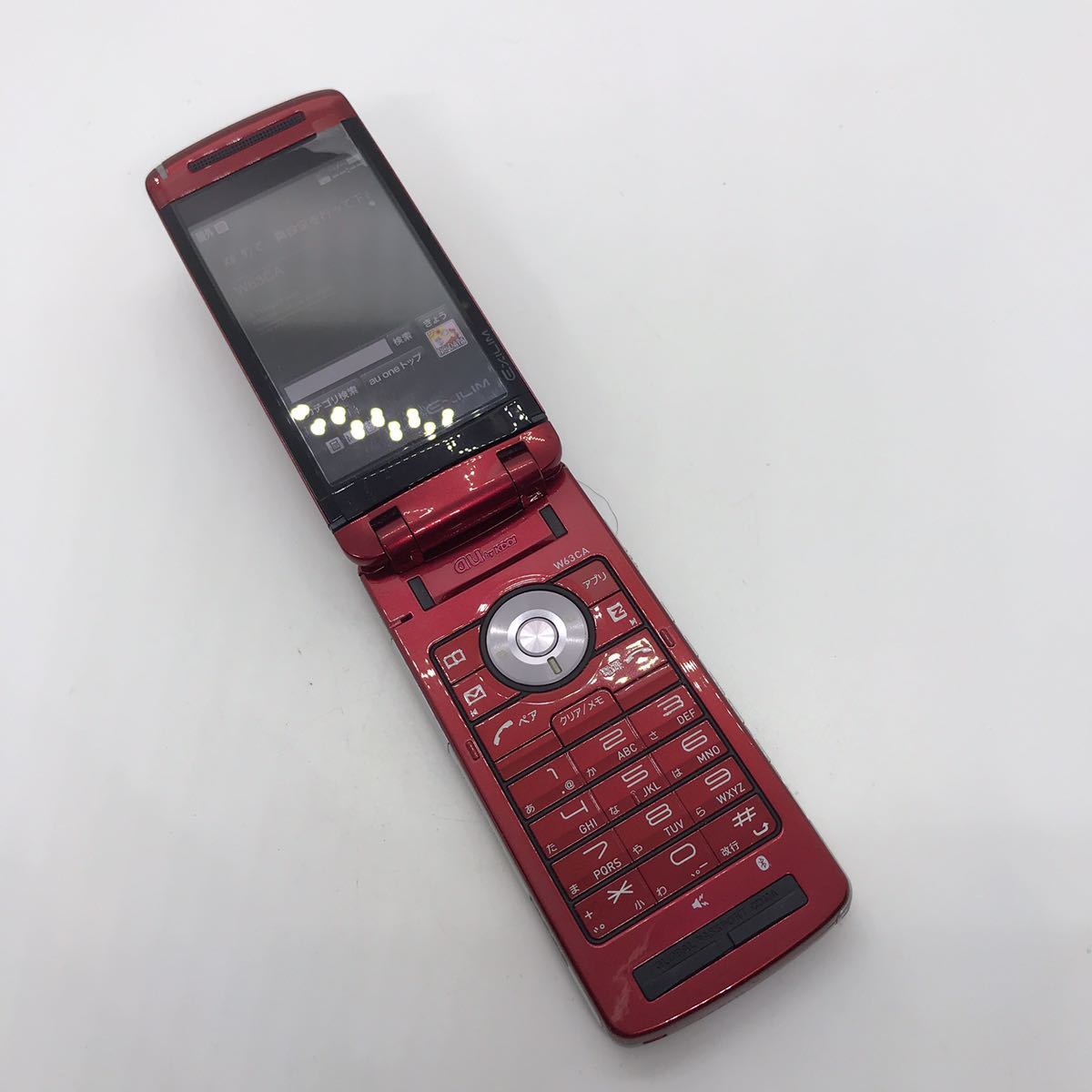 概ね美品 au CASIO EXILIM W63CA カシオ ガラケー 携帯電話 概ね美品 au CASIO EXILIM W63CA カシオ ガラケー 携帯電話