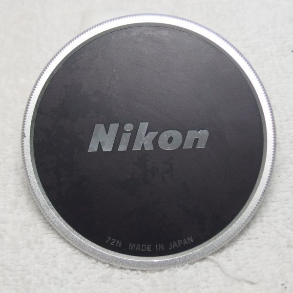 ニコン Nikon メタル レンズキャップ 72N（中古）_画像1