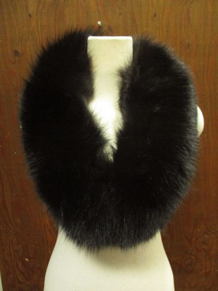 1635 SAGA FOX サガ フォックス ファー ティペット ブラック系/ブランド レディース ファッション 小物 高級毛皮 マフラー ストール_画像2
