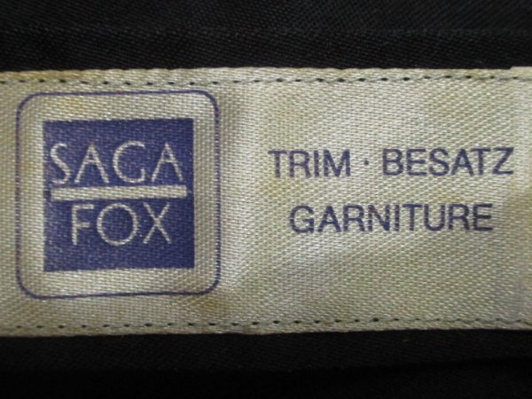 1635 SAGA FOX サガ フォックス ファー ティペット ブラック系/ブランド レディース ファッション 小物 高級毛皮 マフラー ストール_画像8