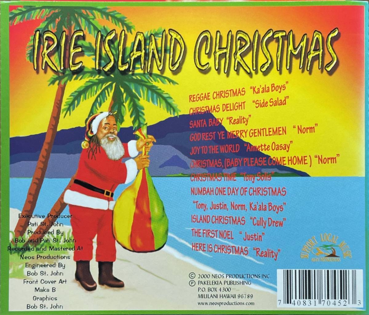 (C8H)☆ハワイアンレゲエクリスマスコンピ/Irie Island Christmas☆_画像2