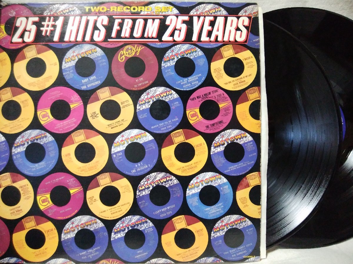 ★★V.A MOTOWN HITS FROM 25 YEARS★モータウン 25年分ベスト!!★ LP2枚組★アナログ盤 [3532RP2_画像1