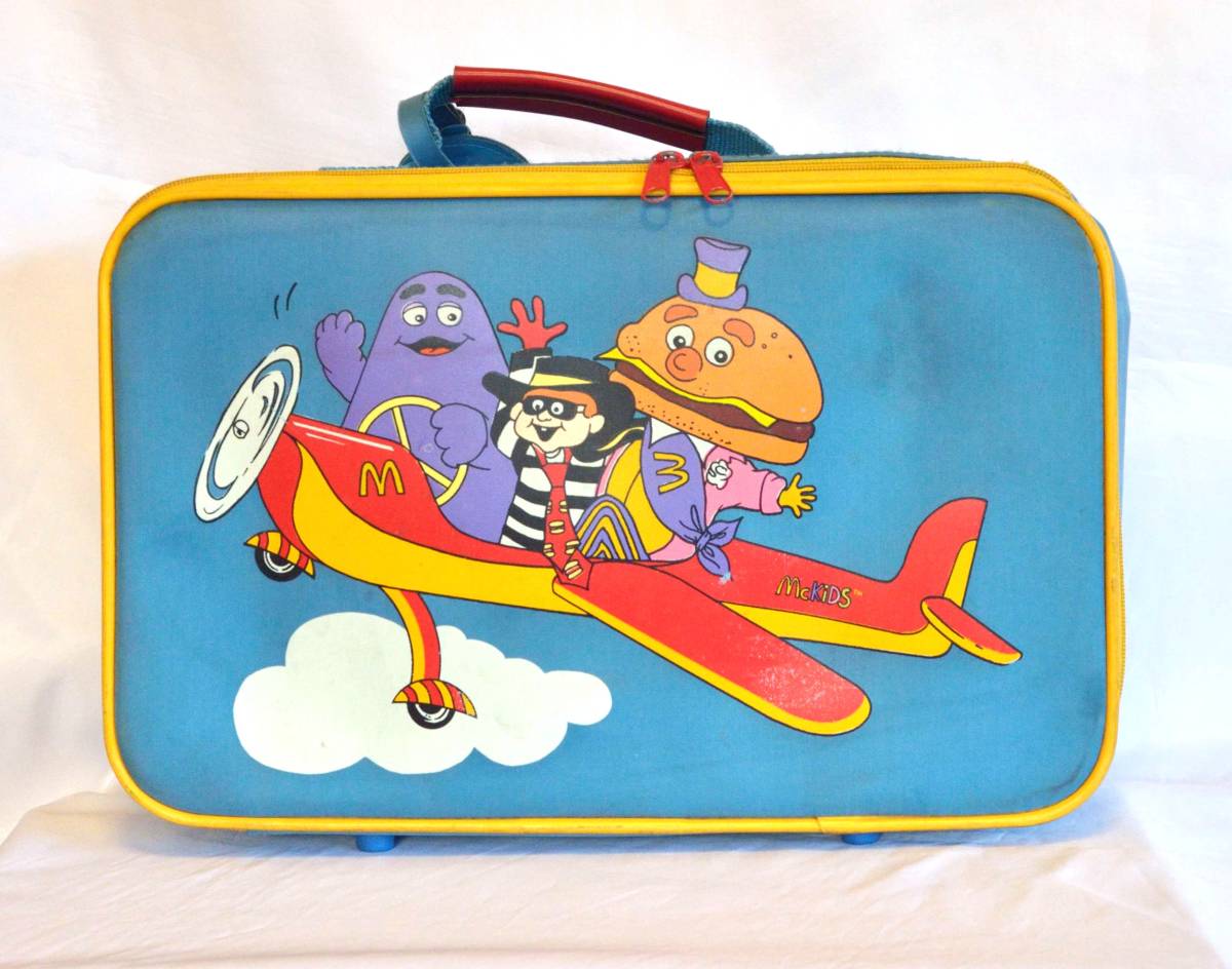 【1円スタート！】マクドナルド マックキッズ スーツケース McDonald McKids Suitcase_画像1