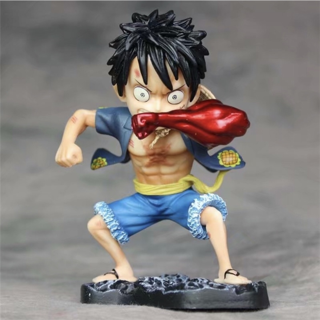     原文:海外限定品 one piece ワンピース ルフィ　ギア4　 フィギュア 検：改造　一品物　リペイント　コレクタブル　pop