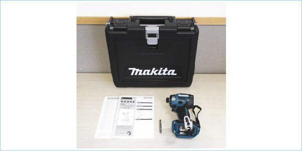 [DSE] (新品) マキタ TD173DZ 青 18V 充電式インパクトドライバー 本体 専用ケース のみ セットばらし品 工具_画像1